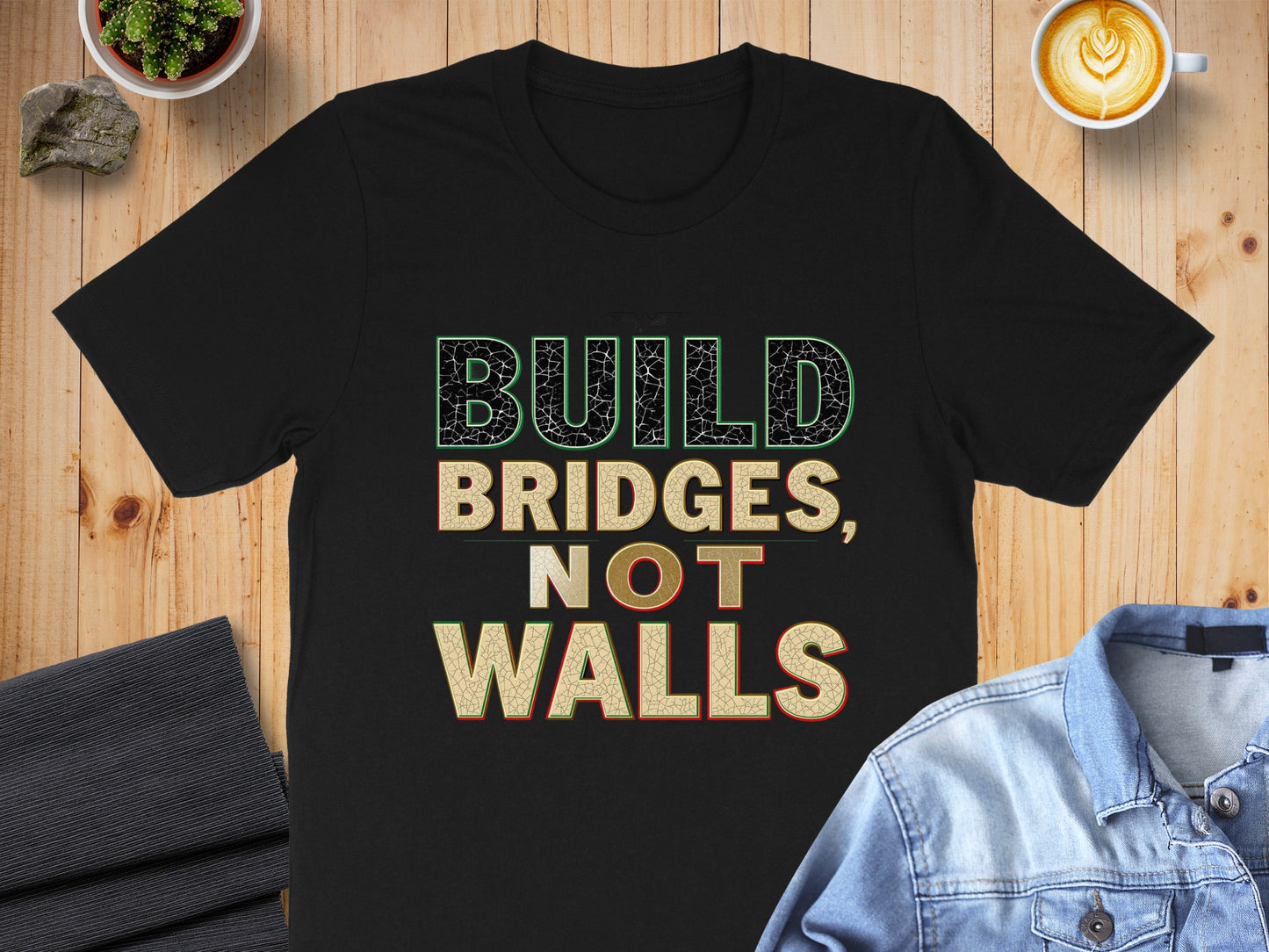 Build Bridges Not Walls Graphic T-Shirt product