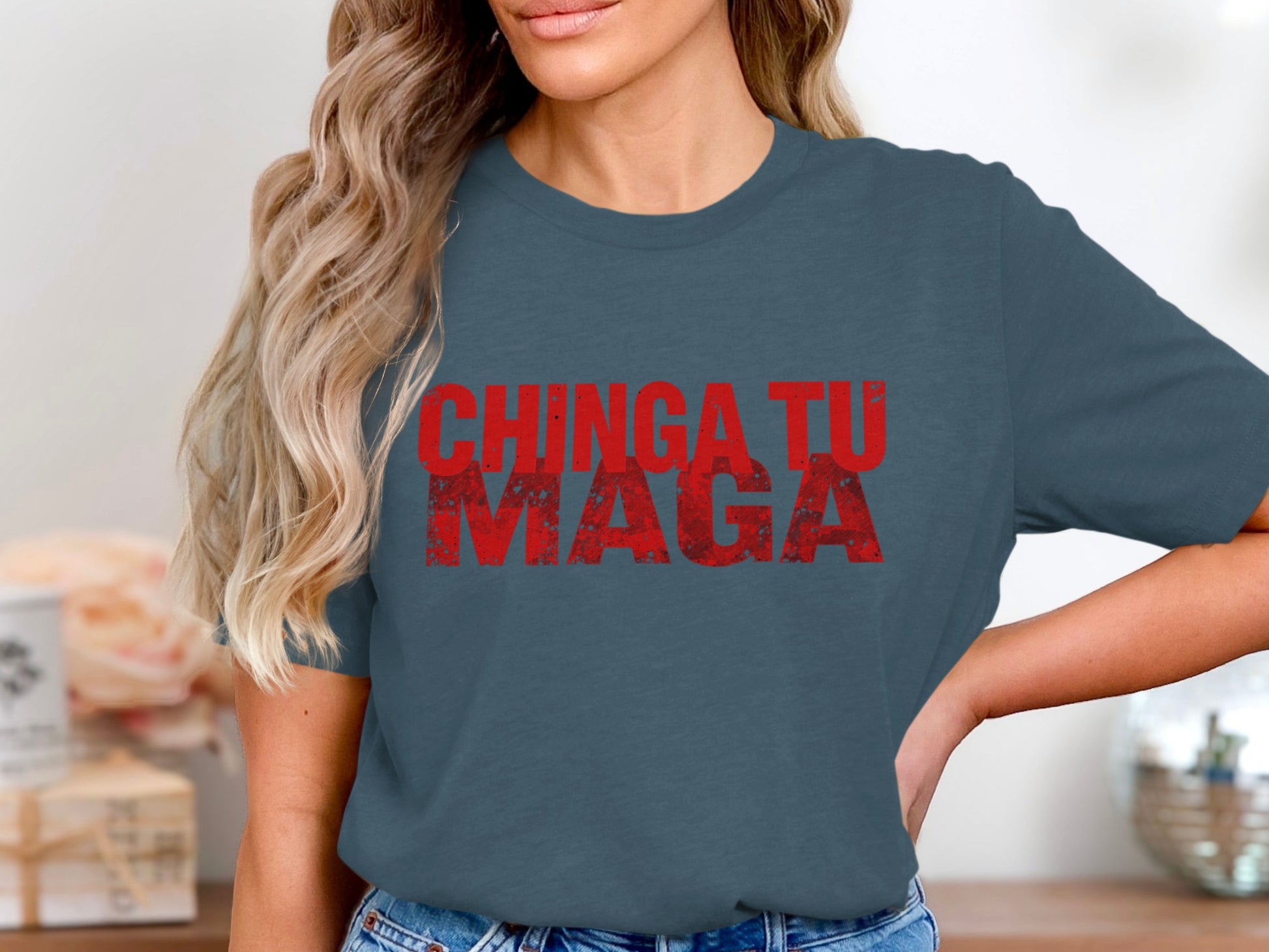 Stylish Chinga Tu Maga Graphic Tee for Trendsetters