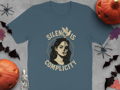 Silence Is Complicity Graphic Halloween T-Shirt product