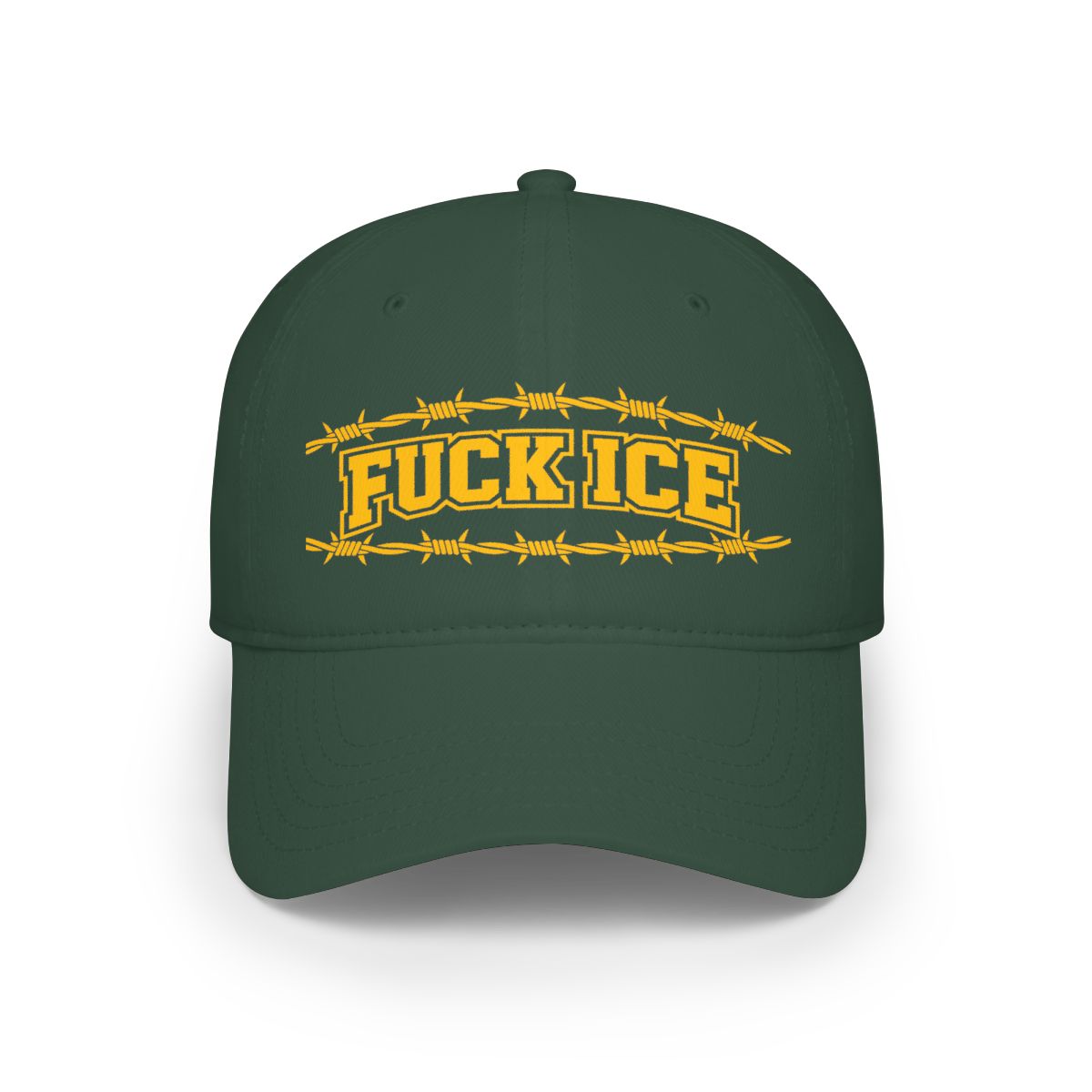 Bold Statement Fuck ICE Hat Embroidered Baseball Cap