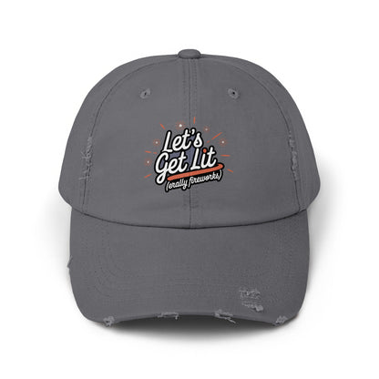 Get Lit Totally Fireworks Dad Hat fun accessory product