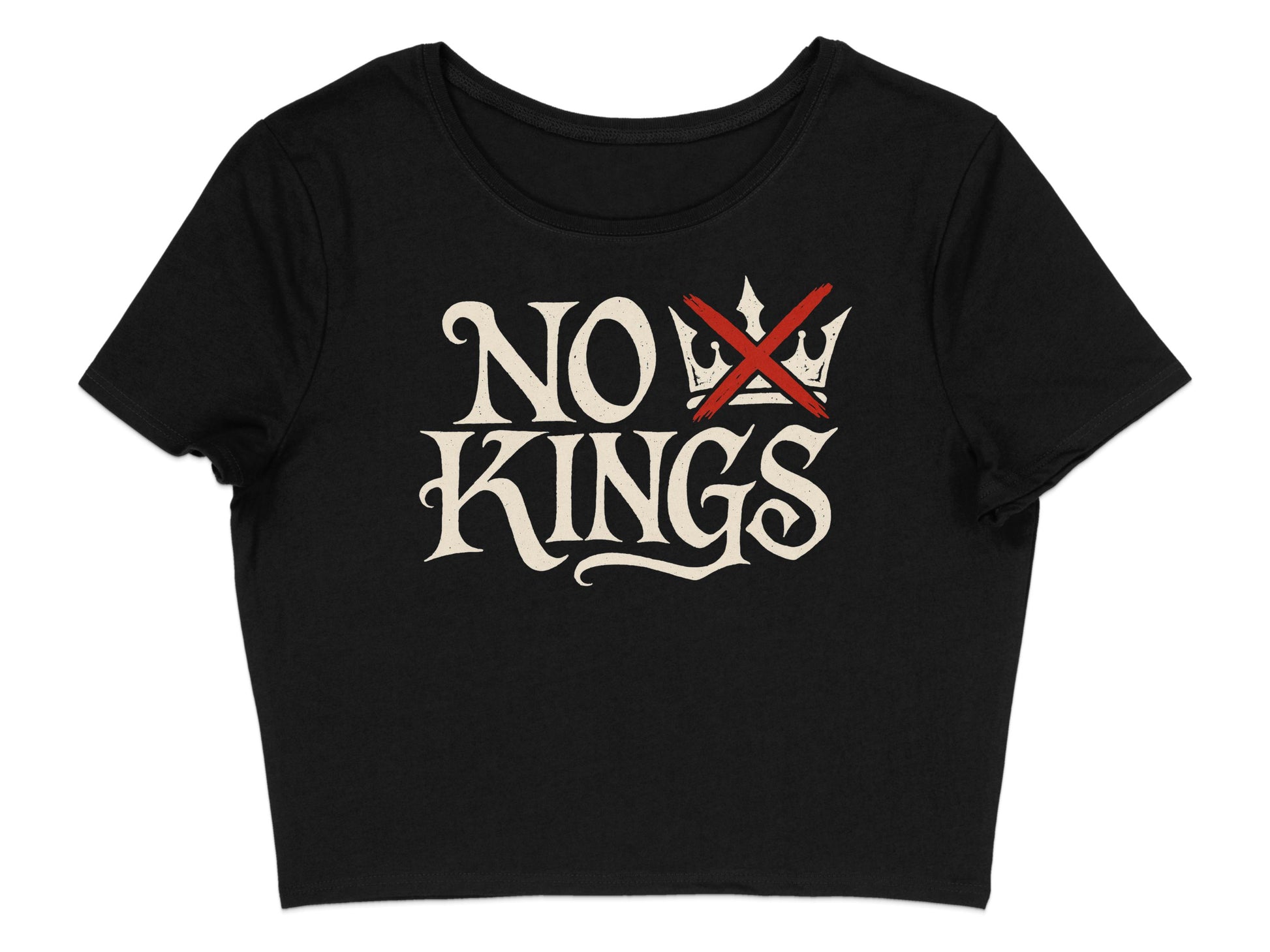 No Kings Artistic Crown Graphic Crop Top product type