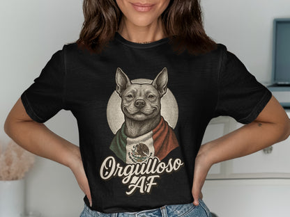 Orgulloso AF Dog Design Unisex Graphic T Shirt product