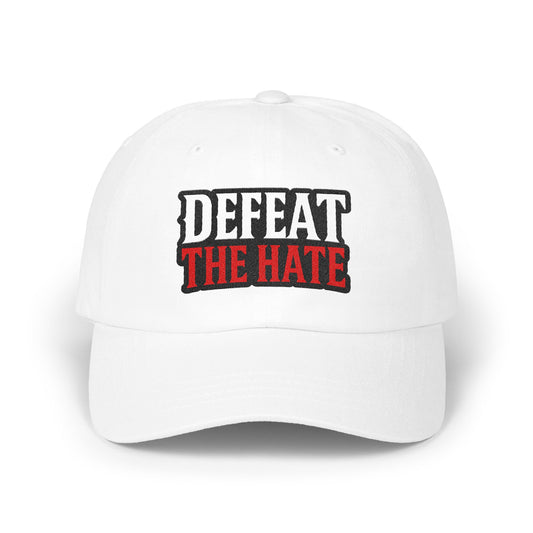 Defeat The Hate Embroidered Dad Hat product type