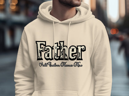 Father Child Custom Names Here Hoodie product type