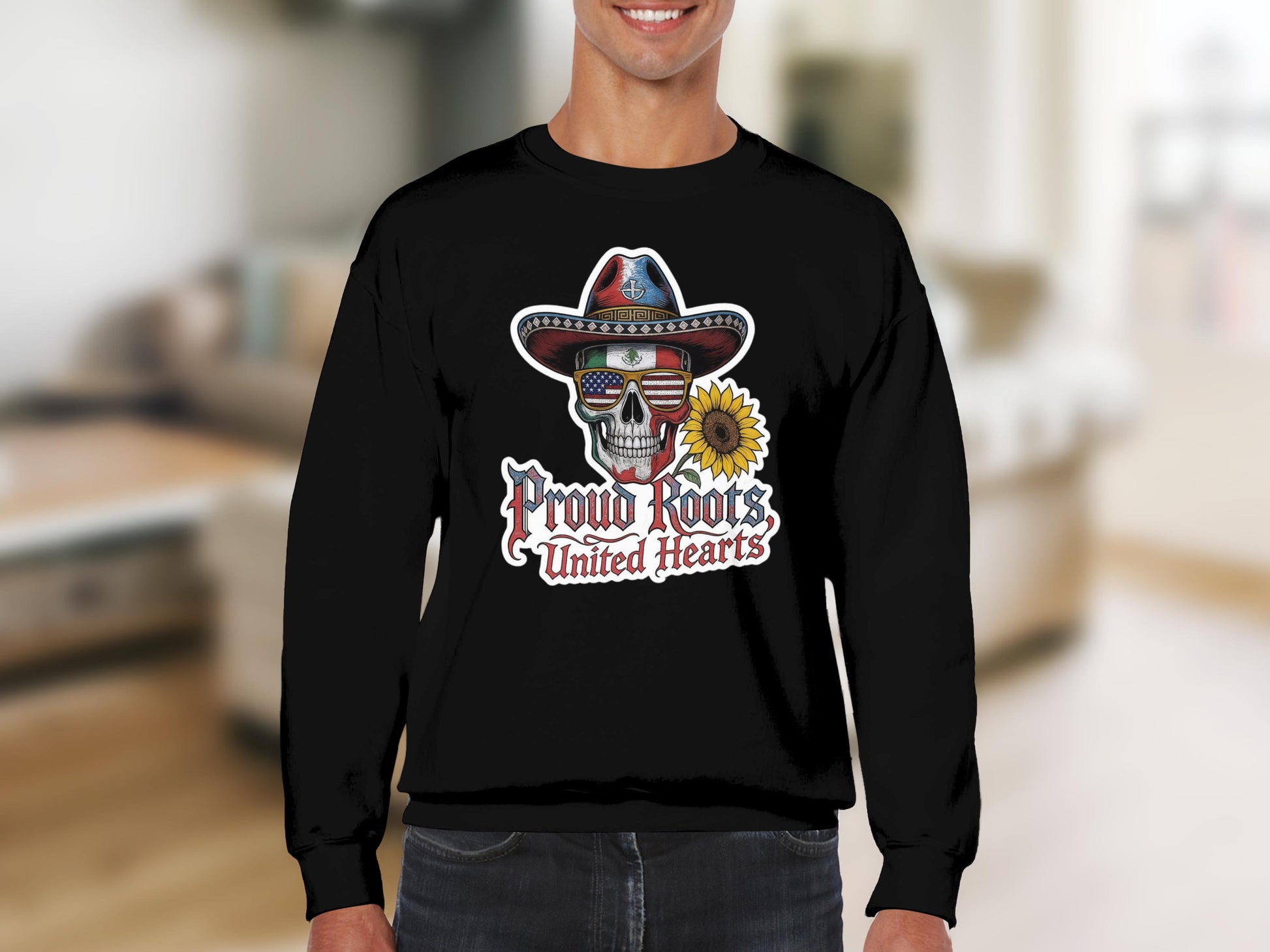 Proud Roots United Hearts Skull Graphic Shirt product