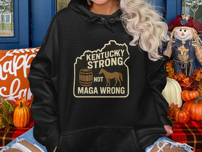Kentucky Strong Not Maga Wrong Hoodie product