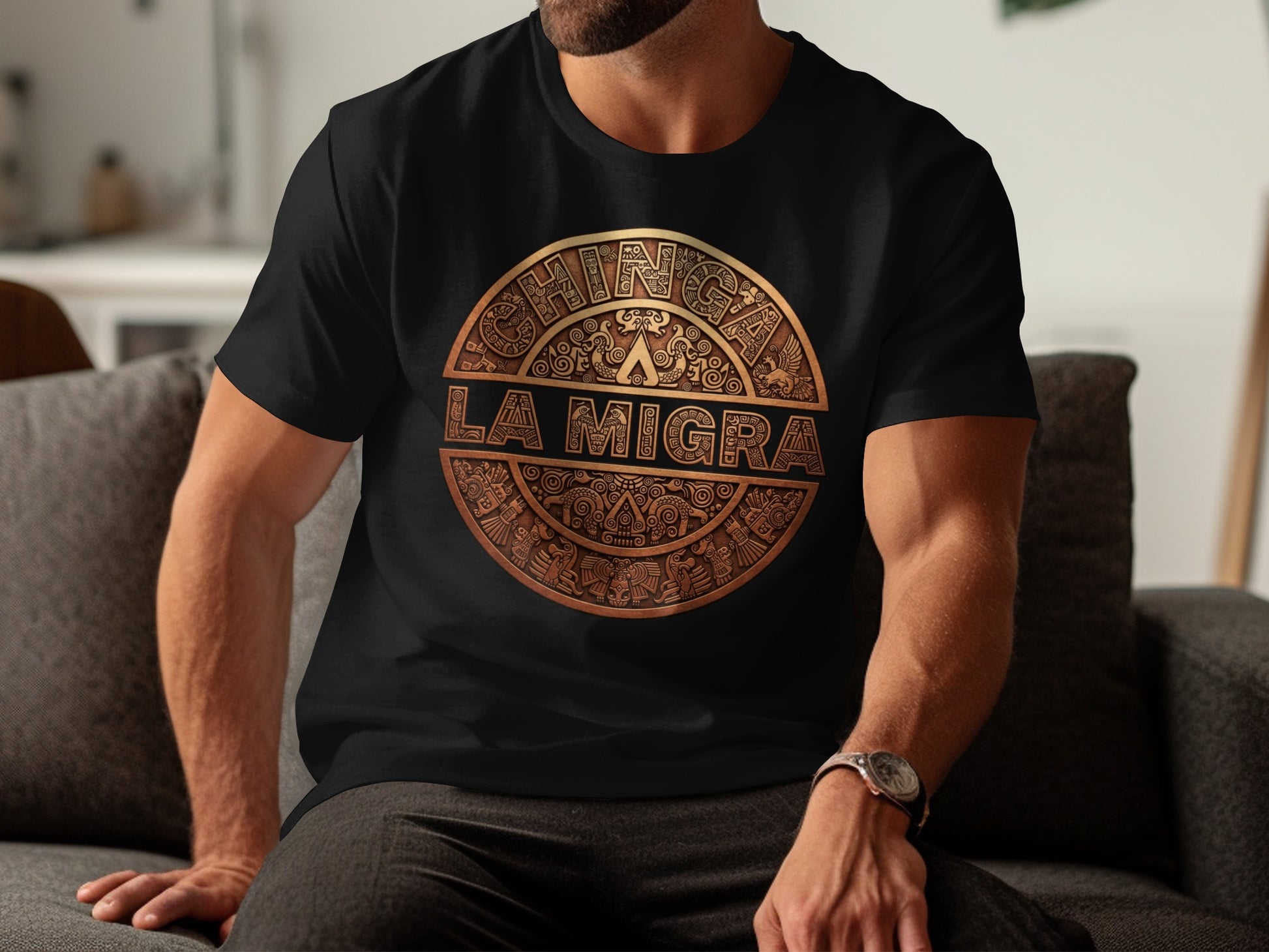 Chinga La Migra Bold Statement Graphic Shirt product