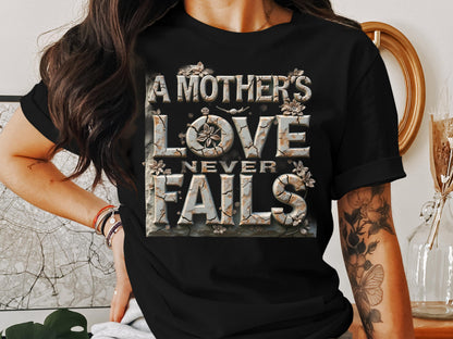 A Mother's Love Never Fails Inspired Shirt Product