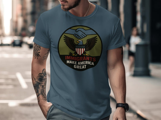 Immigrants Make America Great Graphic Shirt product type