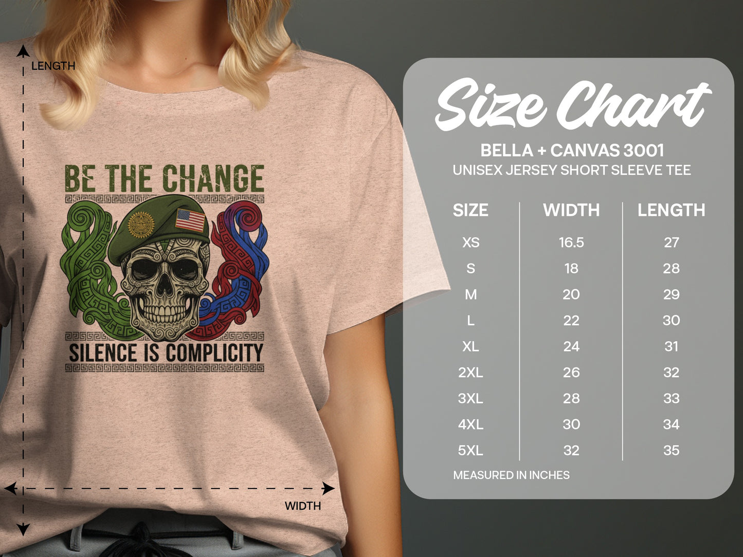 Be the Change Silence Is Complicity T-Shirt