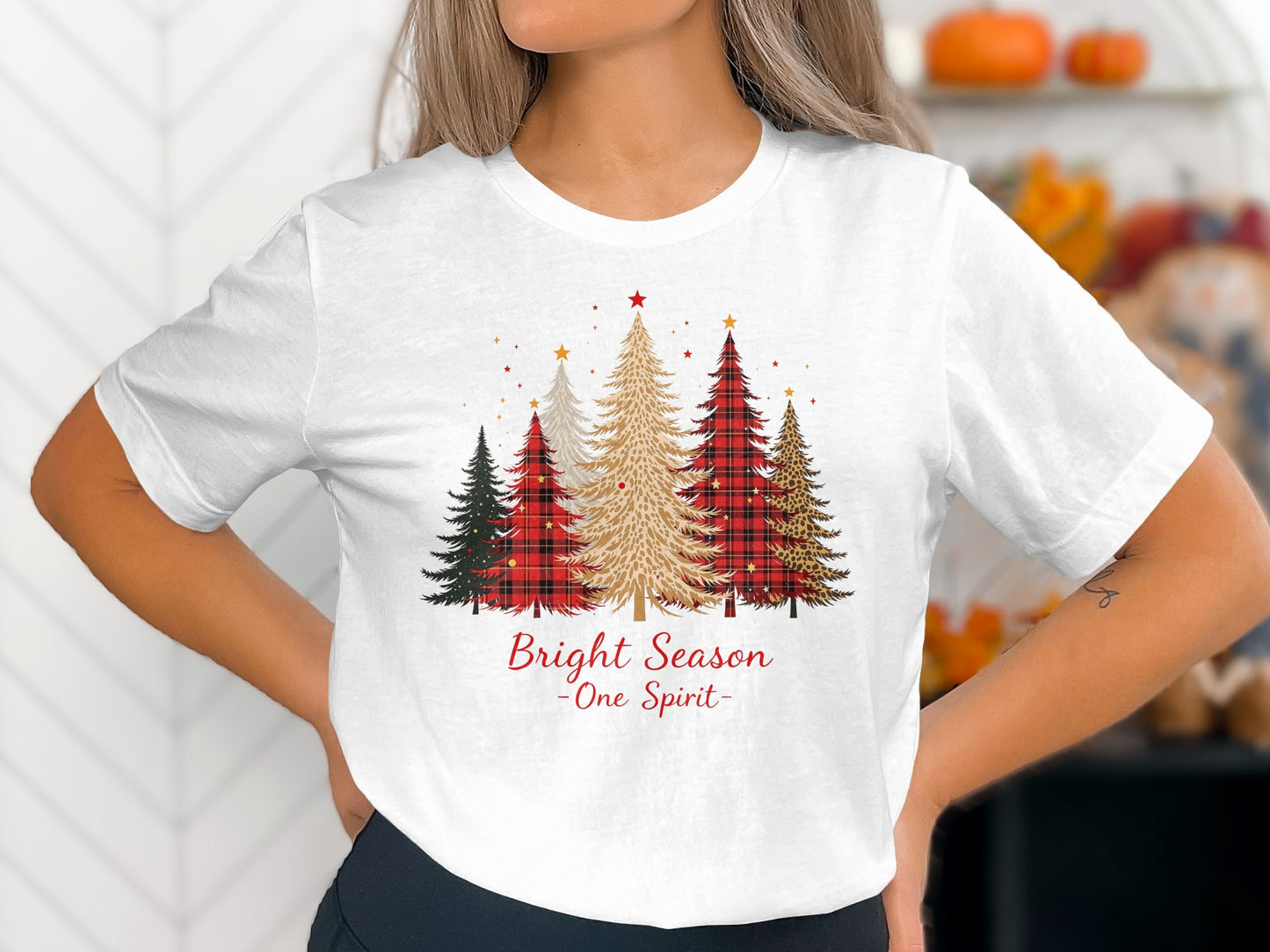 Bright Season One Spirit Christmas Trees Shirt
