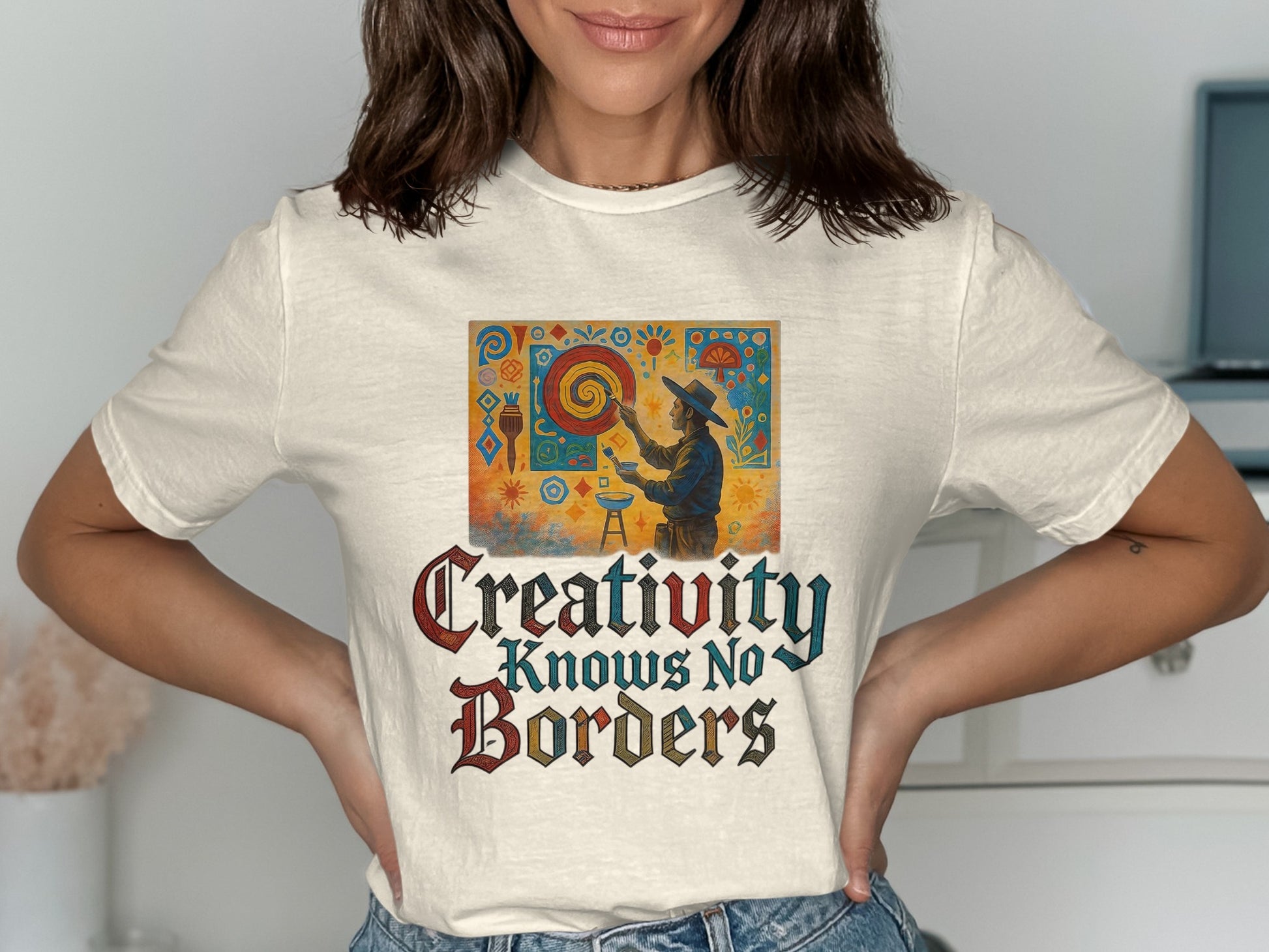 Creativity Knows No Borders T-shirt product type