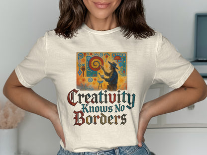 Creativity Knows No Borders T-shirt product type