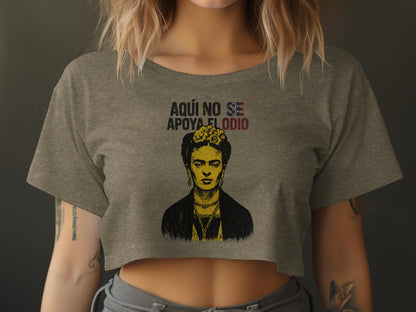 Aquí No Se Apoya El Odio Graphic Crop Top product