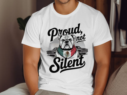 Proud Not Silent Bulldog Graphic T-shirt product type