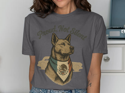 Proud Not Silent Dog Graphic T-shirt product type