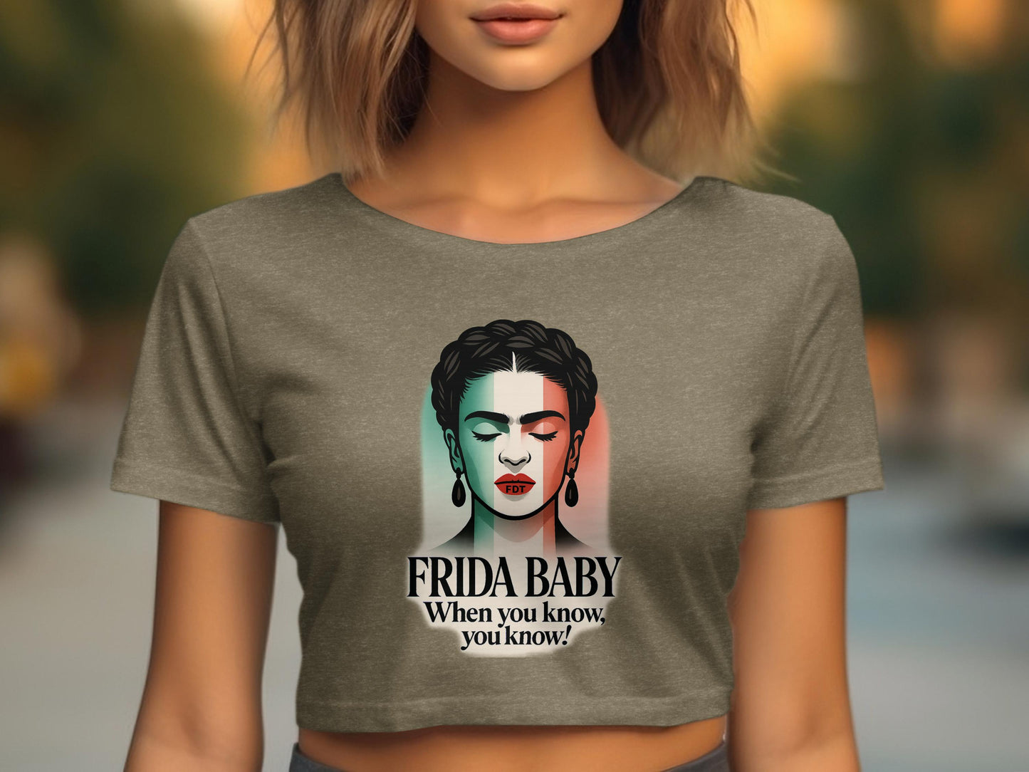 Frida Baby When You Know You Know Cropped Shirt product type
