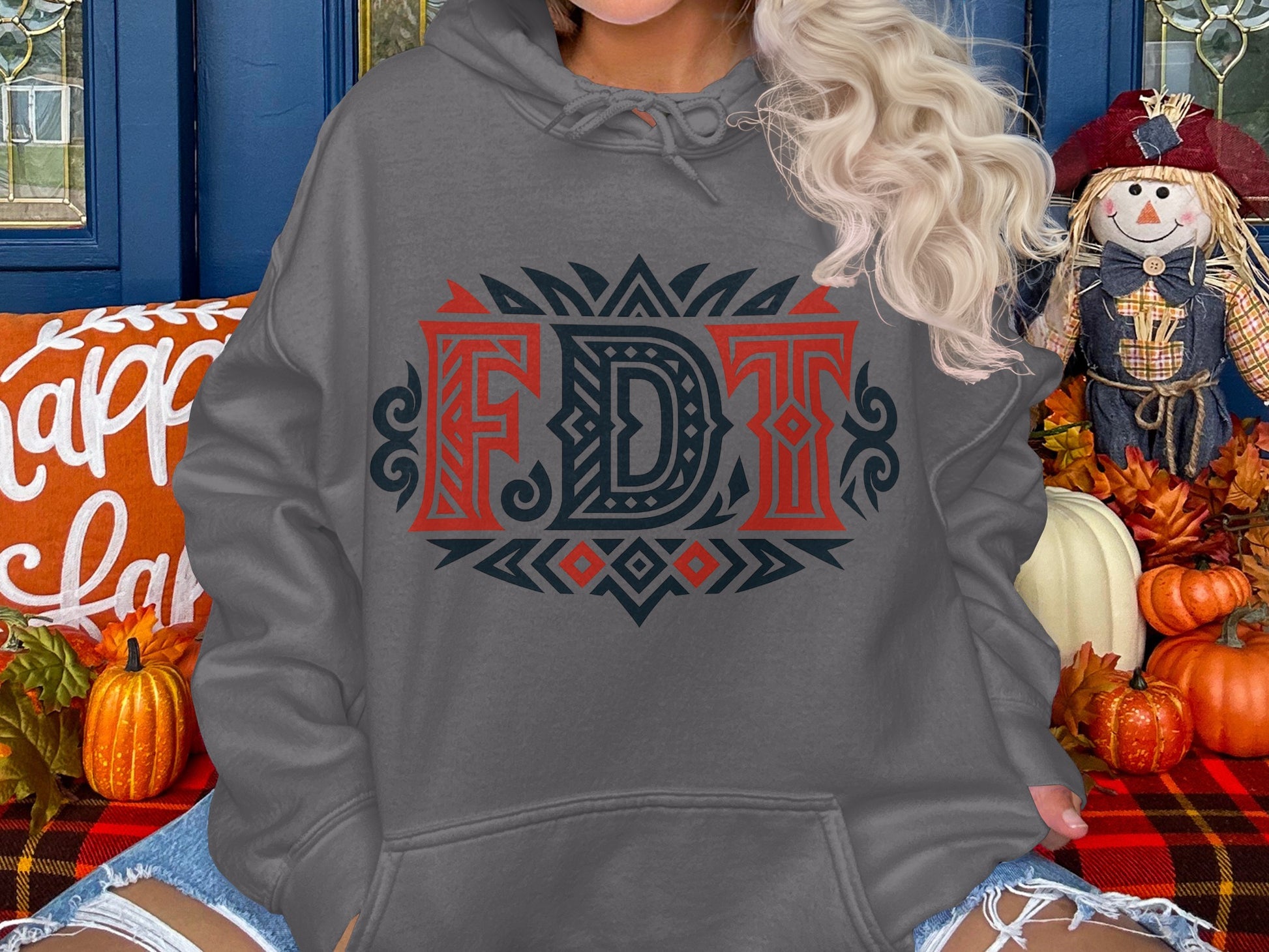 Stylish FDT Design Hoodie Perfect for Casual Wear product