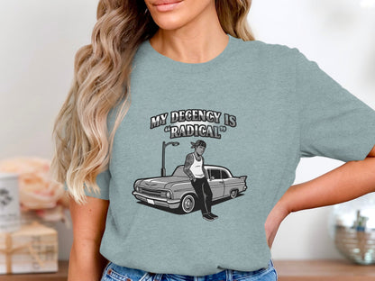 My Decency is Radical Graphic Print Shirt
