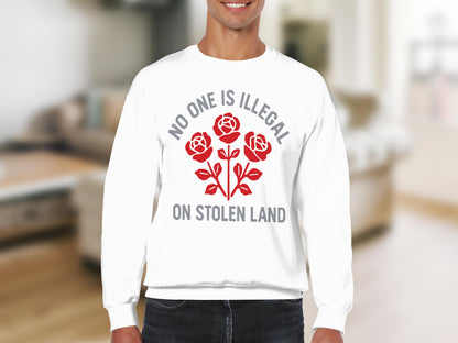 No One Is Illegal On Stolen Land Sweatshirt product type