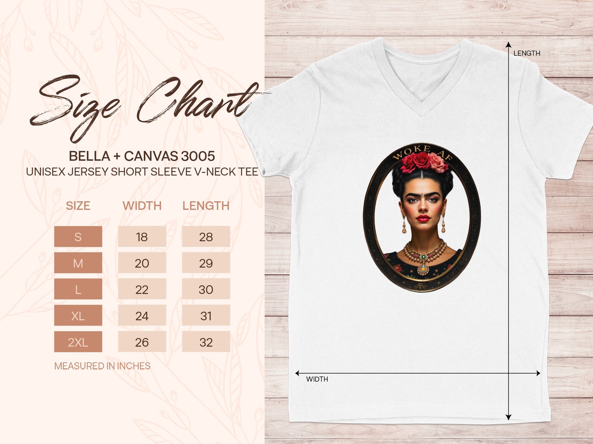 Woke AF Graphic V-Neck Short Sleeve Tee product