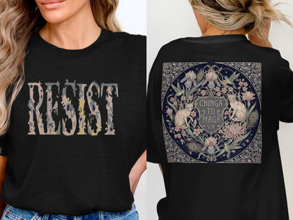 Resist Graphic Short Sleeve Shirt for Bold Statements