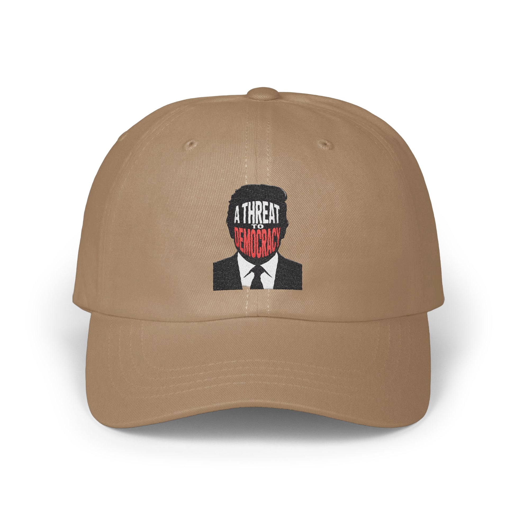 A Threat To Democracy Embroidered Hat product