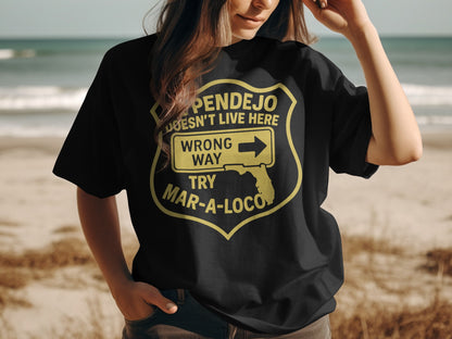 Pendejo Doesn't Live Here Black T-Shirt product