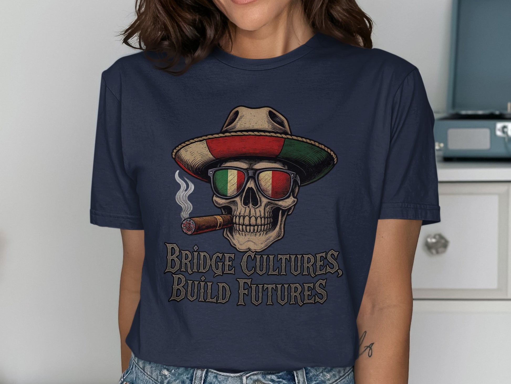 Bridge Cultures Build Futures Graphic Shirt product