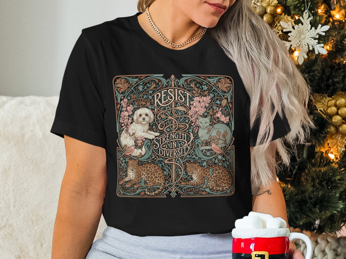 Resist Strength In Diversity Graphic Shirt