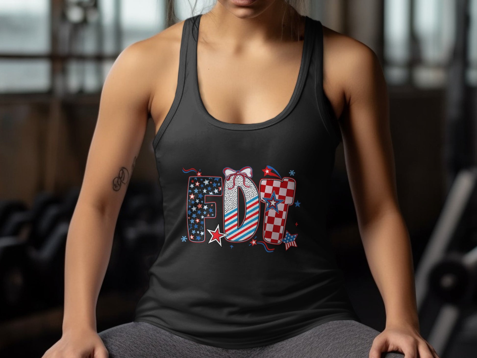 American Flag Inspired FIT Design Tank Top Product