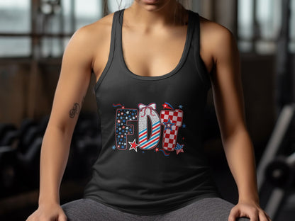 American Flag Inspired FIT Design Tank Top Product