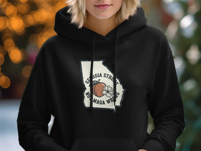 Georgia Strong No Maga Wrong Hoodie product