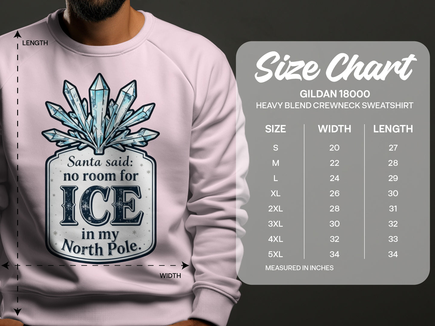 Santa Said No Room for Ice in My North Pole Sweatshirt