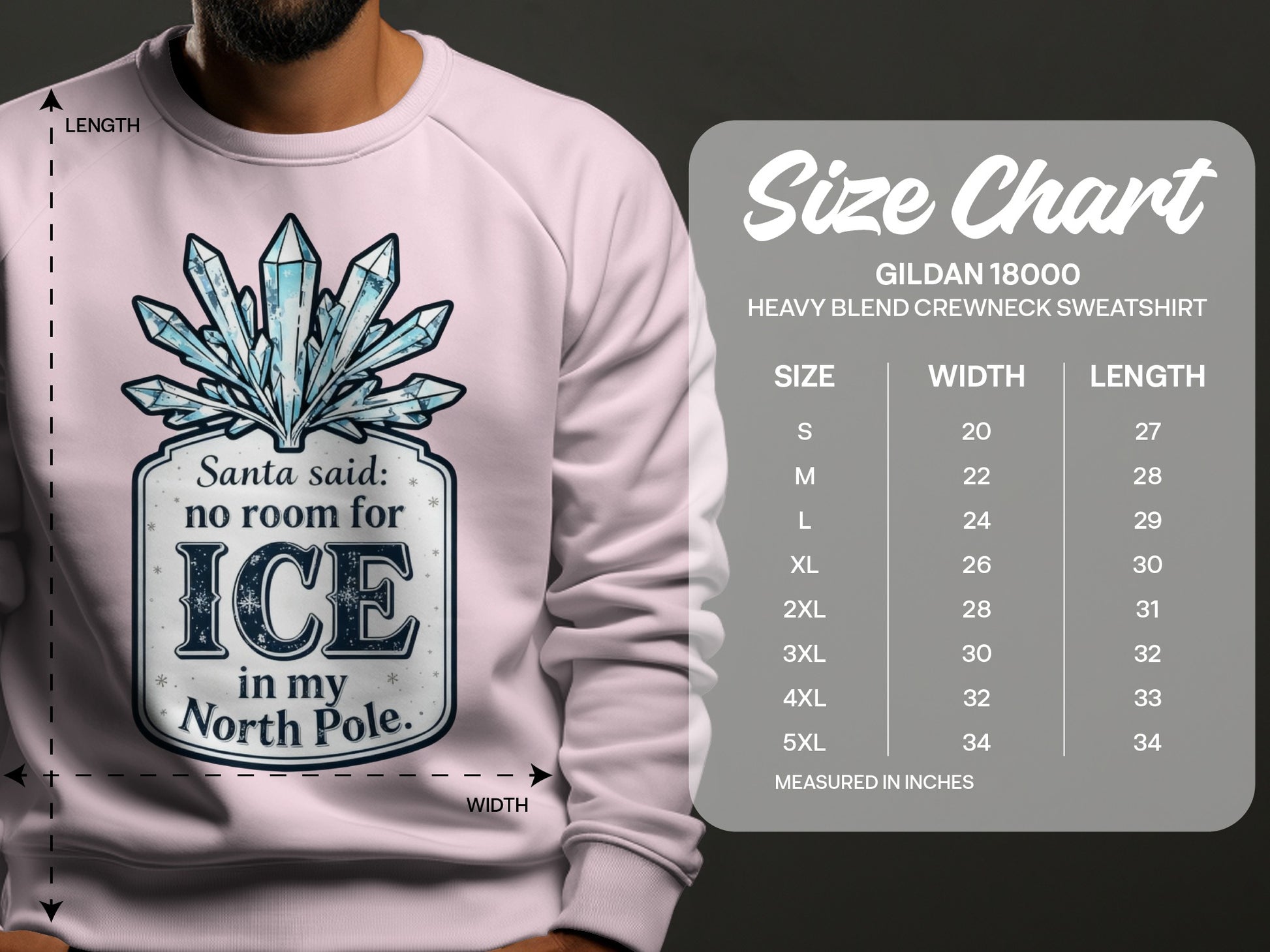 Santa Said No Room for Ice in My North Pole Sweatshirt