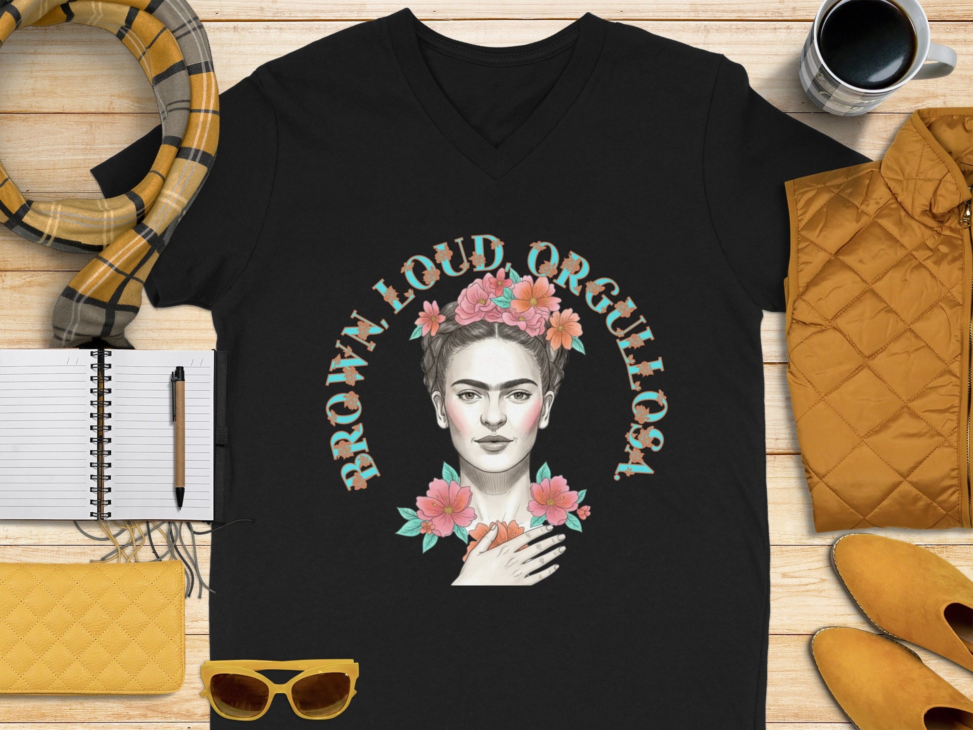 Brown Loud Orgullosa Graphic Tee