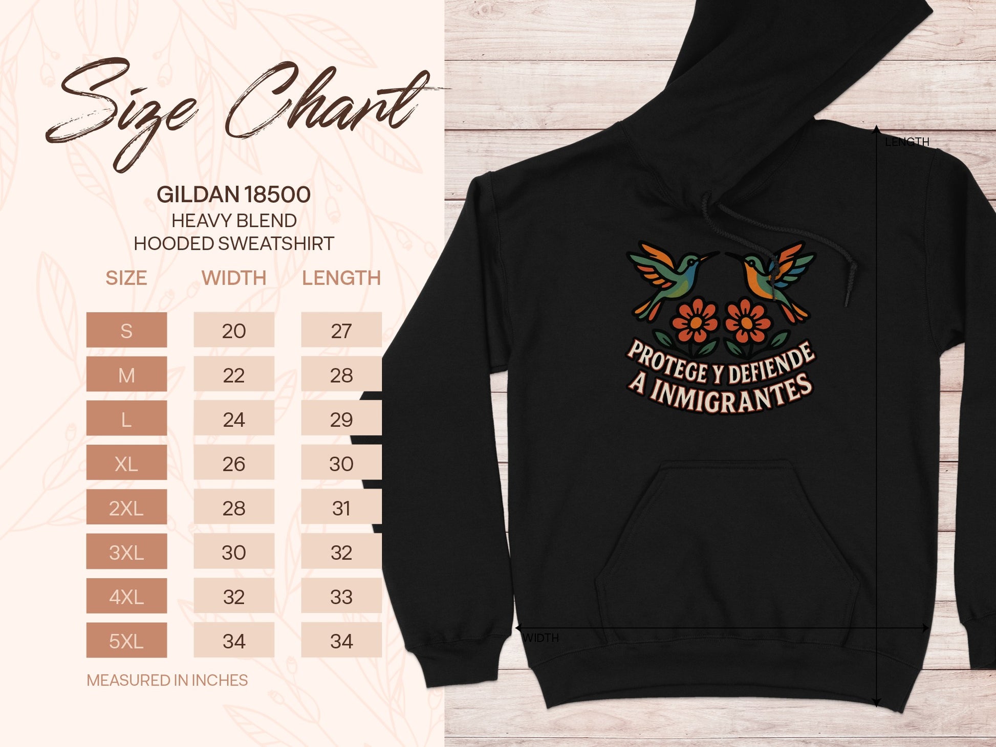 Protect and Defend Immigrants Hooded Sweatshirt product