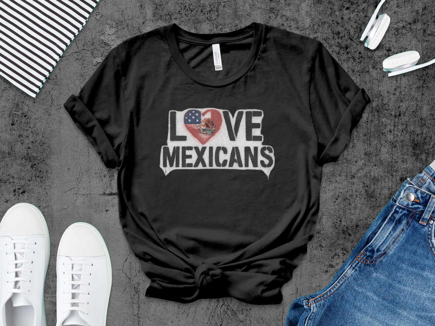 Love Mexicans Graphic T-Shirt product type
