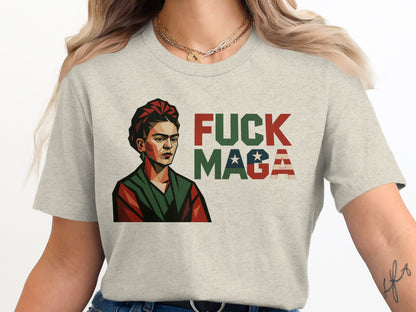 Fuck MAGA Graphic Tee Statement Apparel product type