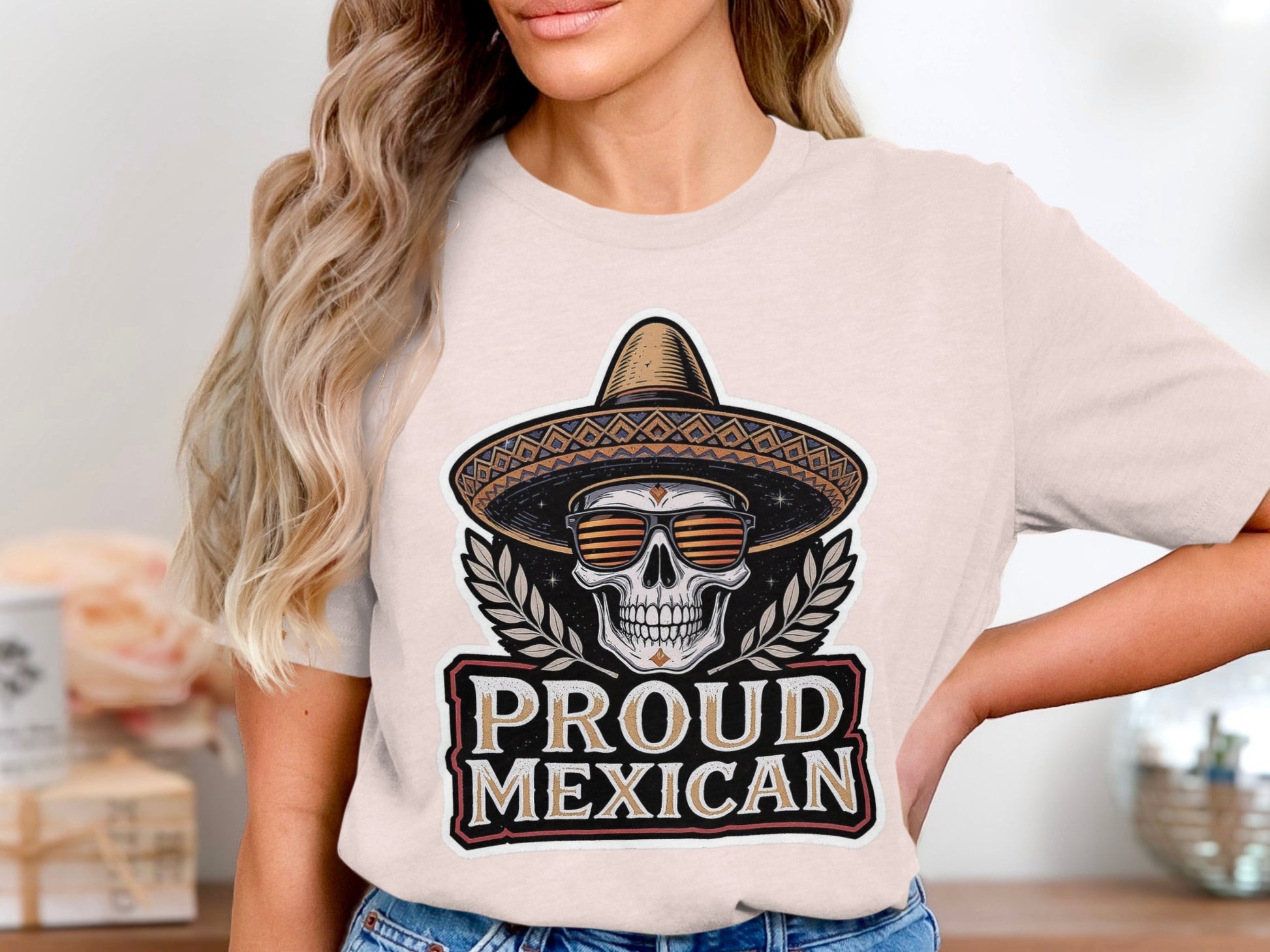 Proud Mexican Skull Graphic Women's T-Shirt product