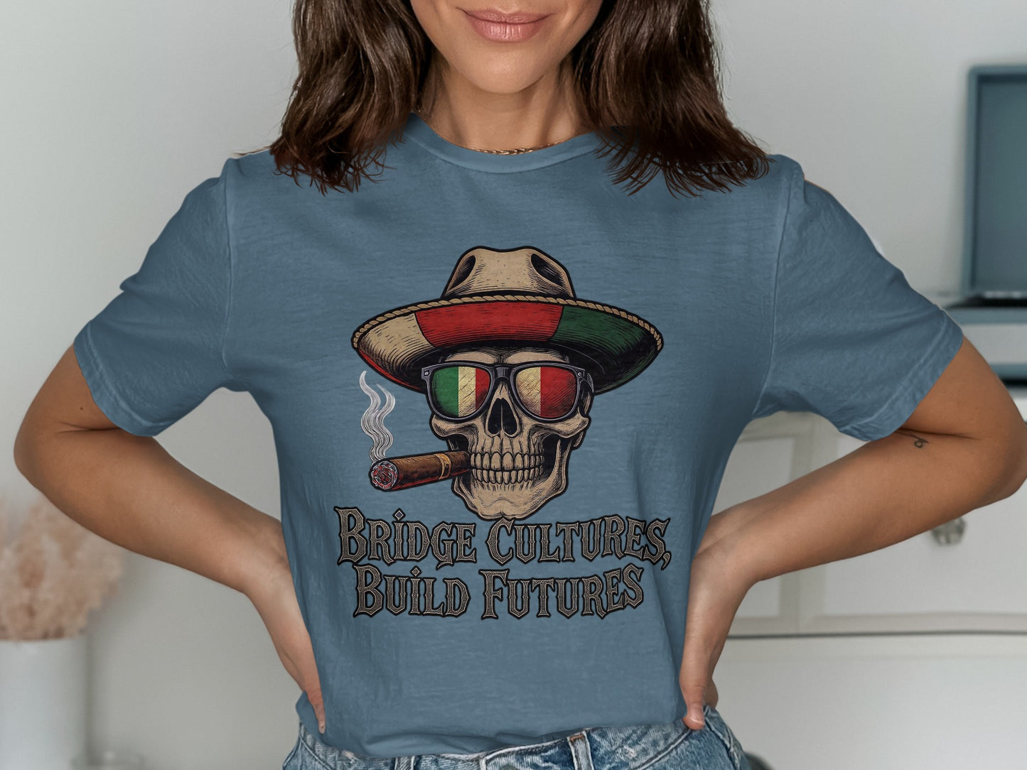 Bridge Cultures Build Futures Graphic T-Shirt product type
