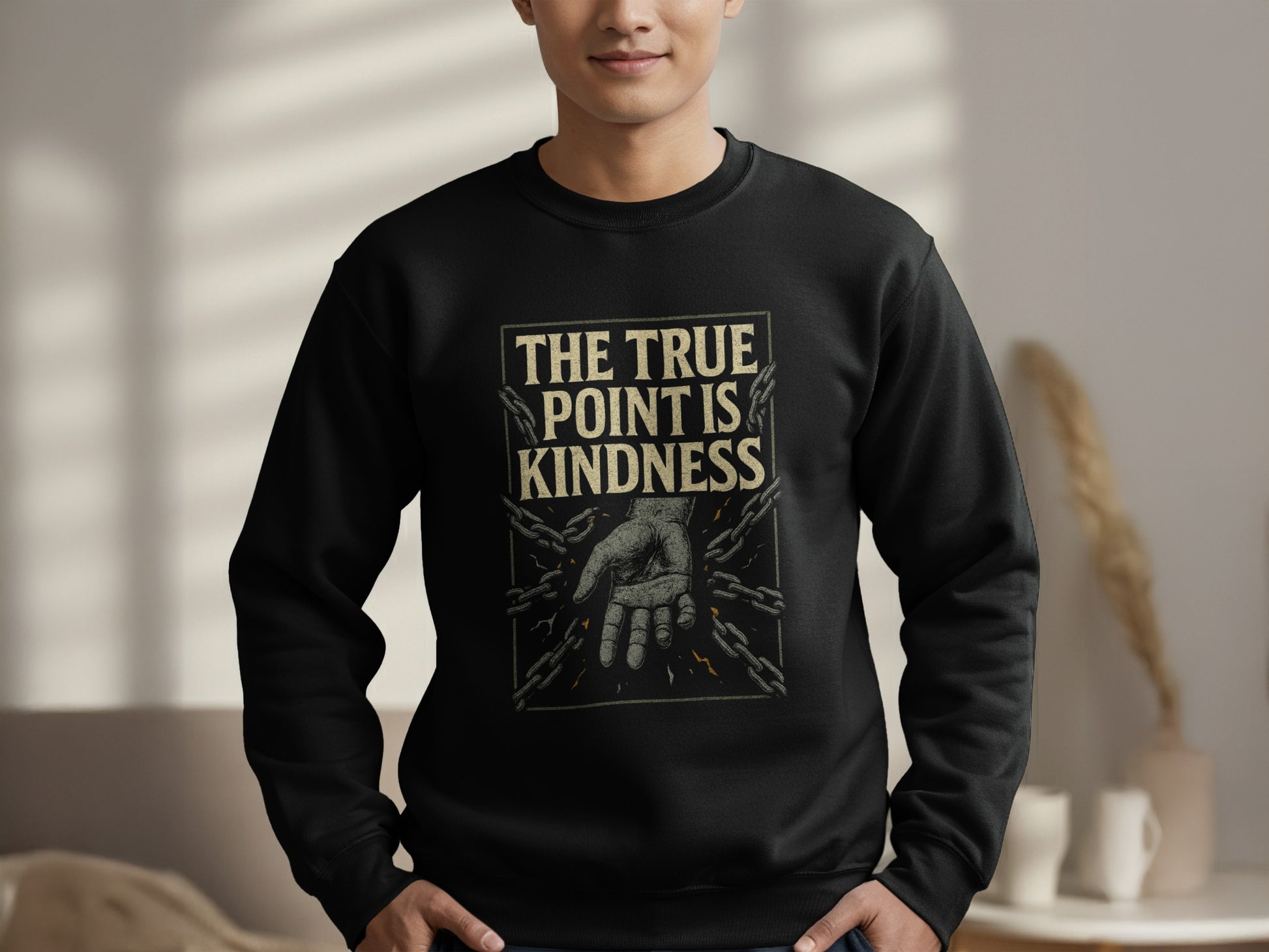 The True Point Is Kindness Graphic Sweatshirt product