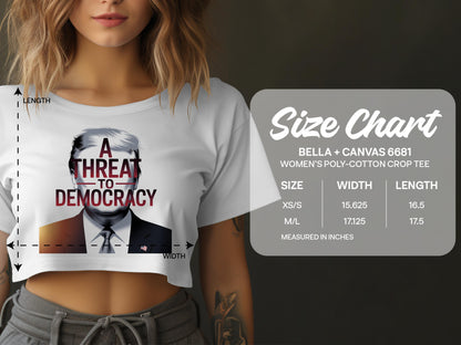 A Threat to Democracy Women's Poly-Cotton Tee product