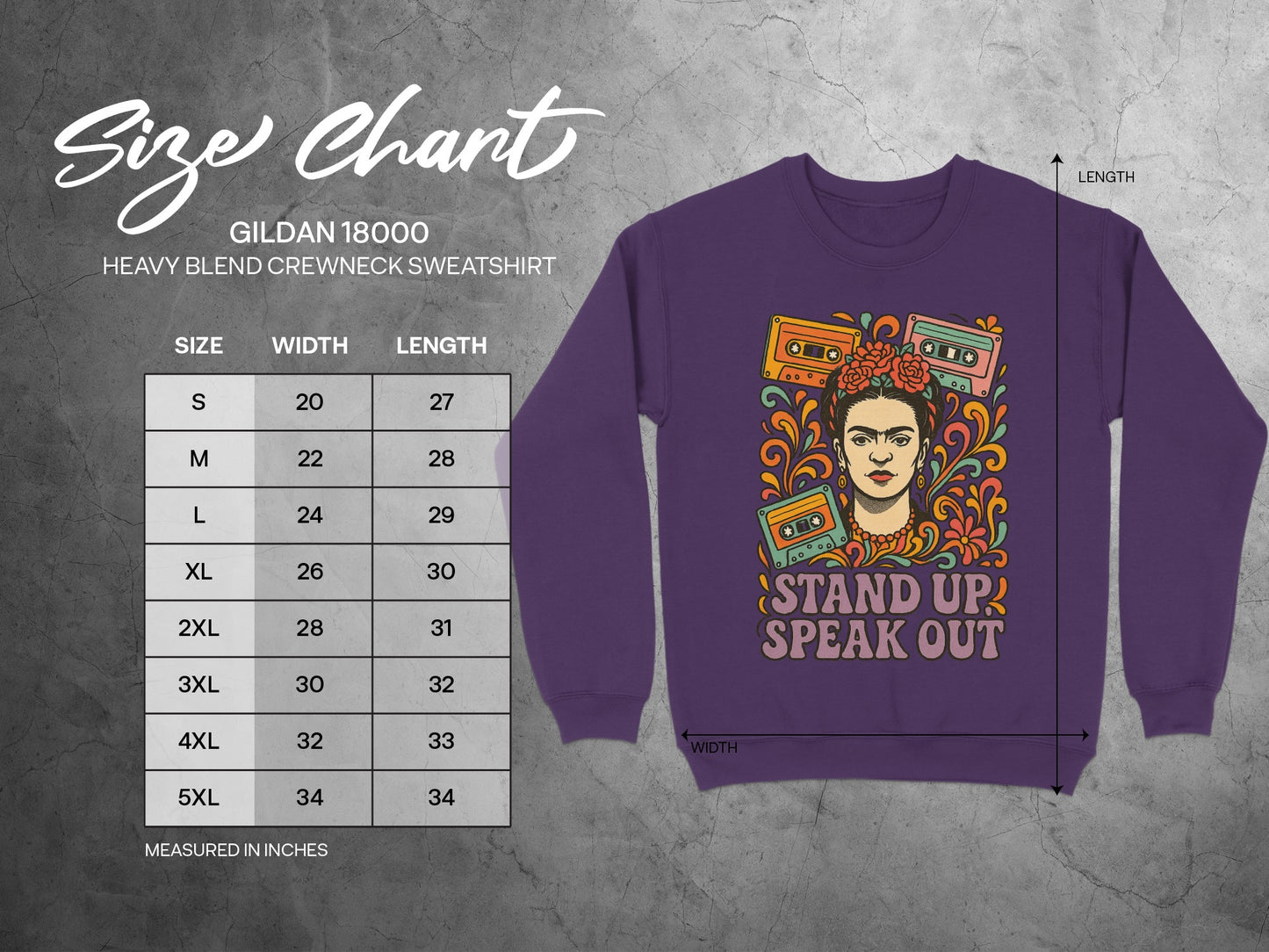Stand Up Speak Out Graphic Sweatshirt