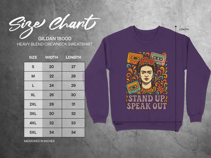 Stand Up Speak Out Graphic Sweatshirt