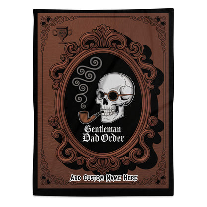 Gentleman Dad Order Themed Custom Blanket product type