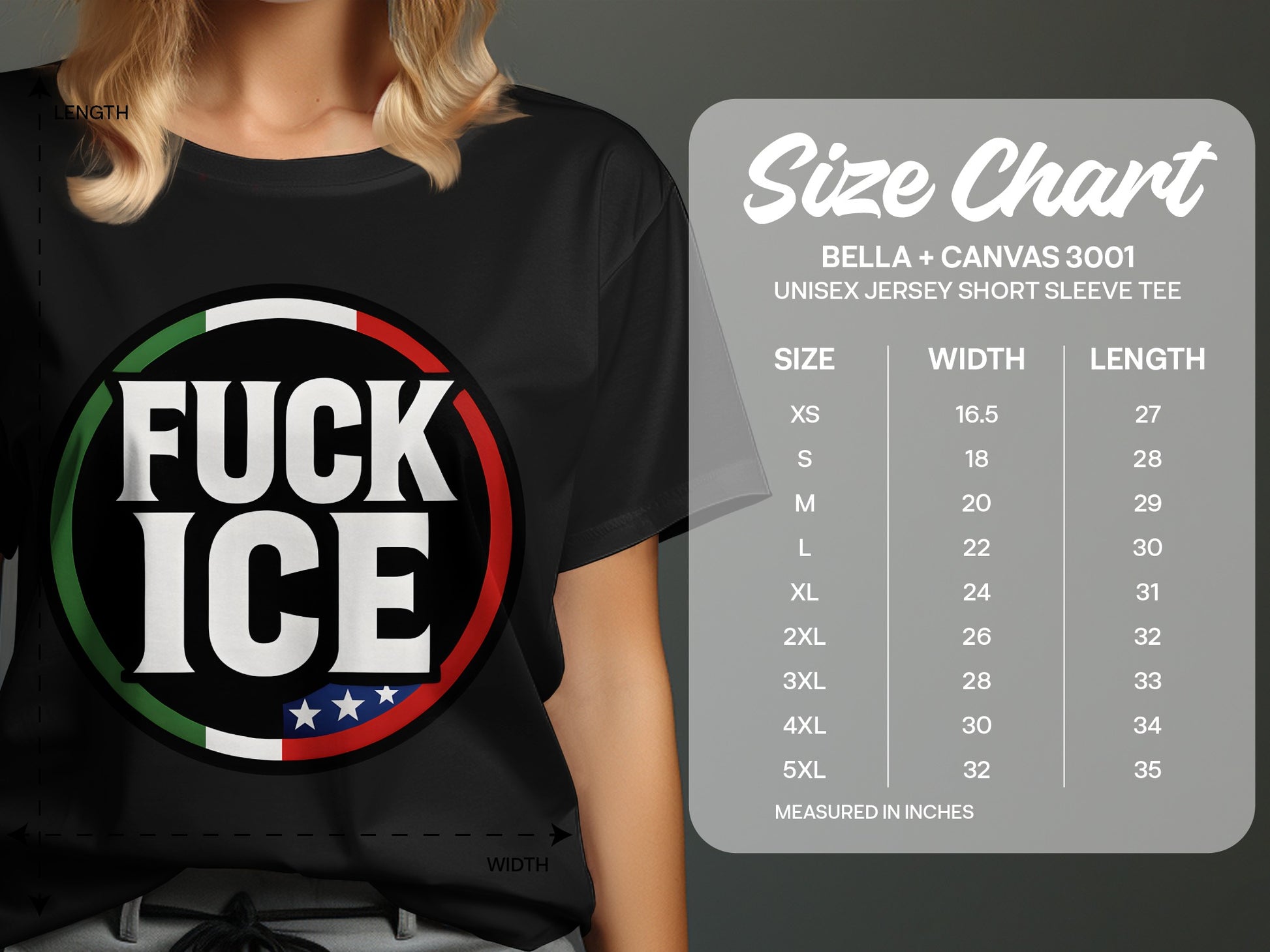 Bold Statement Fuck Ice Short Sleeve Tee product