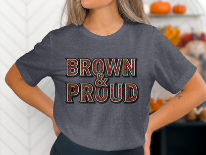 Brown and Proud Graphic T-Shirt product type