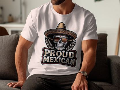 Proud Mexican Skull in Sunglasses T-Shirt product